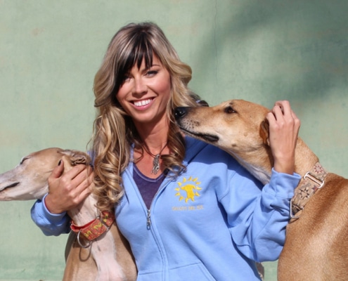 Tina Solera the founder of Galgos de Sol